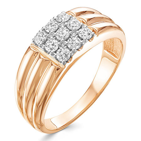 Кольцо, золото, бриллиант, 3199-110